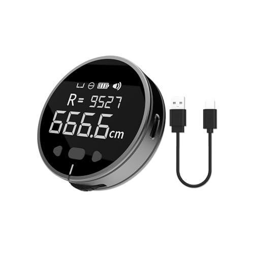 Mètre à ruban numérique LCD 100m outil mesure longueur rechargeable