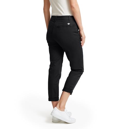 Image of DOCKERS Women's Weekend Chino Mid-Rise Slim, Beautiful Black, 29