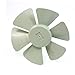 X-DREE Plastikowy silnik wentylatora Exaust, otwór 8 mm, 6 łopatek łopatki wentylatora(Ventilador de plástico Exaust Motor 8mm Agujero 6 paletas Fan Vane