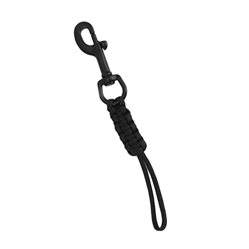 Duikkoord, Duiken Anti Verloren Lanyard Slijtvast Strak Trek Hand Geweven Praktisch Stevig met RVS Clip voor BCD Apparatuur - Image 3