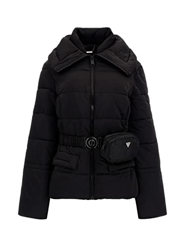 GUESS Steppjacke Glitzy W2BL56 WEX12, schwarz(jblkjetblacka (996)), Gr. S