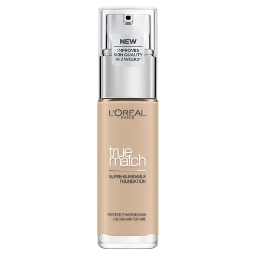 L'Oréal Paris, Liquid Foundation, Hydrating & Evening, True Match, 30 ml, Shade: 2C Rose Vanilla