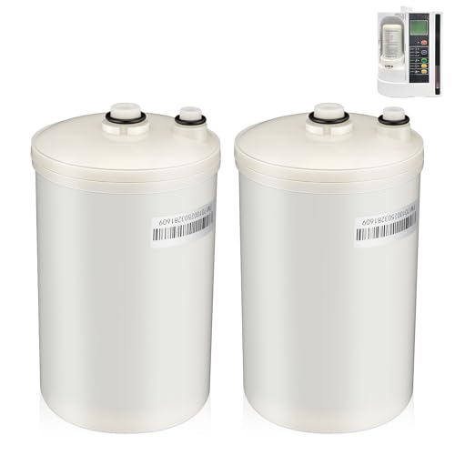 Qualirey 2 Pack Premium Filter Replacement Compatible with HG-N Type Water Ionizer NSF 372 Certified Compatible with Enagic Kangen LeveLuk SD501 JrIV KANGEN 8(Not Original Type Before 2010)