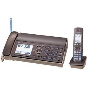 パナソニック おたっくす デジタルコードレスFAX 子機1台付き ブラック KX-PW308DL-K パナソニック おたっくす デジタルコードレスFAX 子機1台付き 1.9GHz