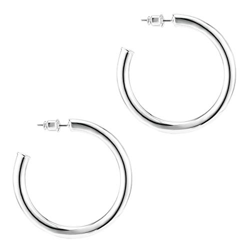 Image of PAVOI 14K Gold Plated Lightweight Hoop Earrings for Women, Infinity Hoops