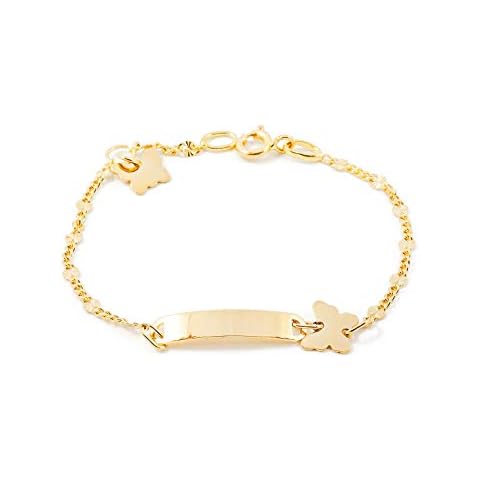 18ct Yellow Gold Butterfly Baby Bangle Cover