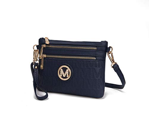 Image of MKF Collection Crossbody Bag for Women, American Flag Shoulder Bag, Vegan Leather Wristlet Bag Handbag Purse by Mia K