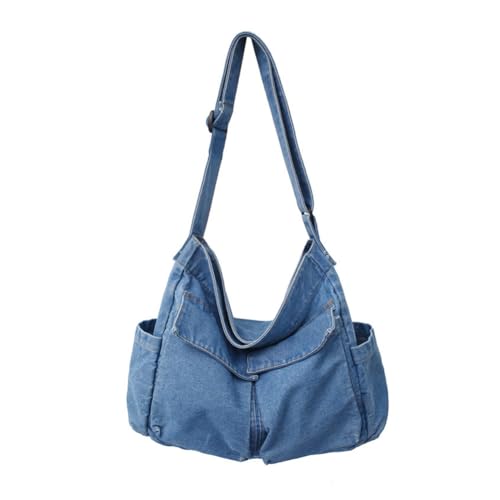 Bolso de hombro Yohora Denim estilo casual ligero miniatura 1