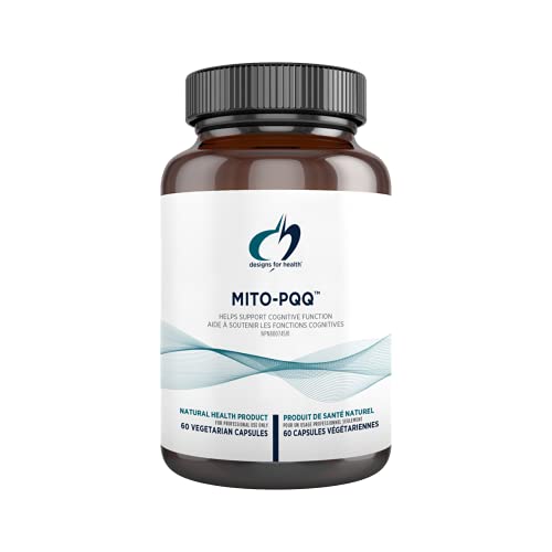 Designs for Health Mitochondria Energy Formula with Bio-PQQ - Mito-PQQ Rhodiola + 20mg PQQ (Pyrroloquinoline Quinone) Supplement - Supports Mitochondrial Biogenesis + Healthy Aging (60 Capsules)