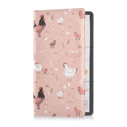 Passport Holder Women Cute Avocados PU Leather Covers Travel Accessory 5.7 x 4.3in