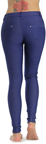 Image of Prolific Health Women's Jean Look Jeggings Tights Slimming Many Colors Spandex Leggings Pants Capri S-XXXL
