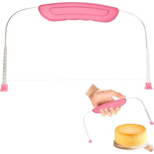 Taiyyi Cake Cutter, Stainless Steel Cake Base Cutter, Height Adjustable, 27 cm Cake Saw, Cuts Even Cake Layers, Precise Cutting Tool for Perfect Cake Layers