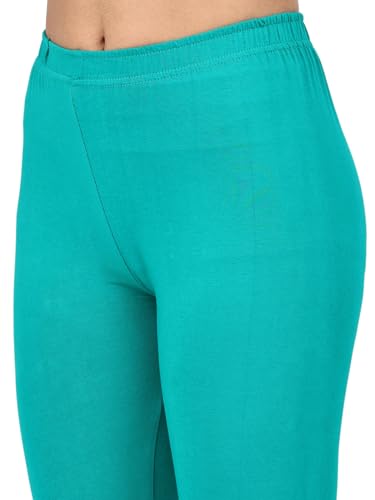 Image of Robinbosky Premium Stretchable Cotton Ankle Legging for Women | Suitable for Formal wear & Casual wear | High-End Elastic Makes The Leggings Squat Proof and Durable for Travel, Yoga, & Workout.