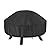 SHINESTAR Fire Pit Cover Round for 22-32 Inches Fire Pits, Lightweight Outdoor FirePit Cover, Windproof Drawstring & Waterproof Layer, 32" Dia x 16" H, Black