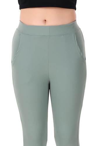 Image of Gym Jeggings for Women Gym Tights for Women Yoga Workout Leggings for Woman high Waist Tights for Woman Gym Yoga Workout Legging for Girls Lycra Fabric All Season Wear