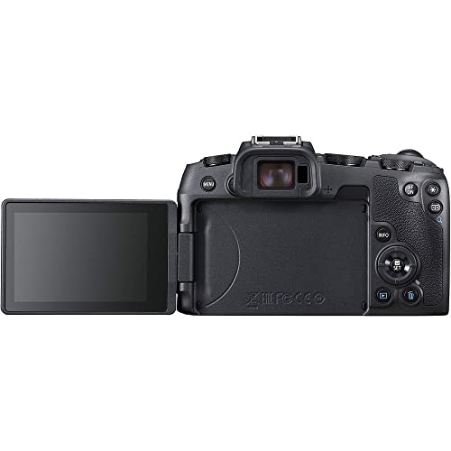 Canon EOS RP Mirrorless Camera| 26.2MP Full Frame Sensor| 4K Video Recording| Lightweight Compact Camera for Travel and Everyday Content Creation (3380C002) + Canon RF 24-105mm Lens + 64GB Card + Bag