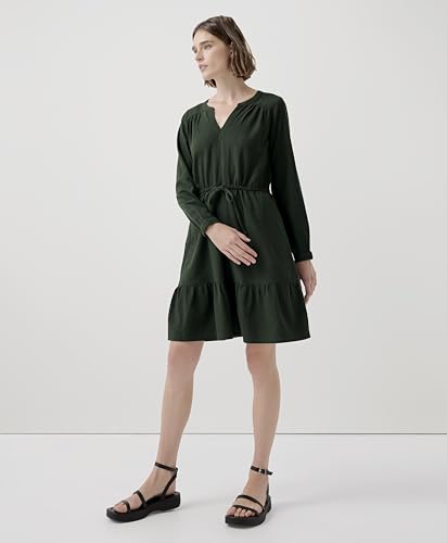 Pact Organic Cotton Women's Lightweight Tiered Dress2