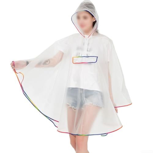 Chubasquero mujer montaña material EVA blanco impermeable 5