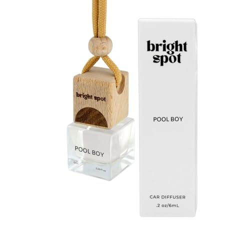Image of Car Air Freshener - Premium Car Hanging Air Freshener, Long-Lasting Fragrance for Auto and Home (0.2 Fl Oz (Pack of 1), Pool Boy - Coconut, Orchid, Sandalwood, Vanilla)