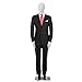 Kinfant 6Ft Male Mannequin Dress Form Display - Manikin Torso Stand Realistic Full Body Mannequin for Retail Clothing Shops, Halloween Christmas Cosplay, White