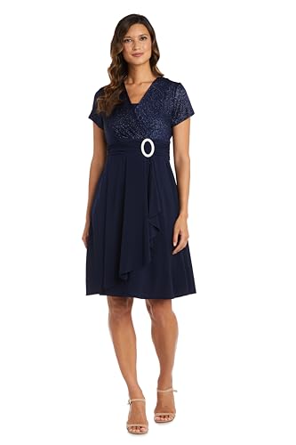Image of R&M Richards Women's Opulent Flow Evening Dress