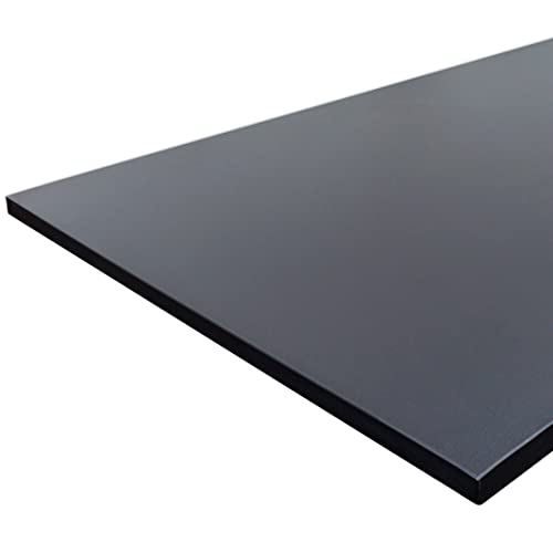 Ergotopia Tablero De Mesa Negro De 160 Cm, Robusto Escritorio Ideal Para Escritorios De Altura Regulable Tablero De Madera Fabricado En Alemania Ergotopia Tablero De Mesa Negro De 160 Cm, Robusto Escritorio Ideal Para Escritorios De Altura Regulable Tablero De Madera Fabricado En Alemania