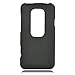 Black Rubberized Hard Phone Cover for HTC EVO 3D Protector Case