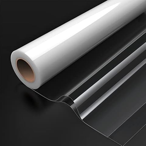 Nabance Clear Cellophane Wrap for Hampers, 80cm X 30m Florist Cellophane Wrap Roll, Crystal Clear Wrapping Rolls for Baskets, Gift, Super Thin Durable Cover