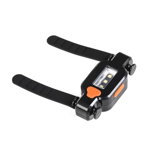 GALPADA Headlamp Gravity Sensor Fishing Bait Lamp Night Fishing Accessories Rechargeable Black