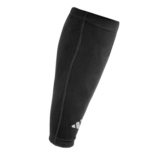 adidas Aeroready Compression Calf Sleeves, Lightweight, Moisture-Wicking Calf Compression Sleeves