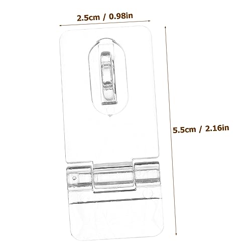 Image of Acrylic Luggage Locks Lock Hinges Latches Hasps for Padlocks Jewelry Box Hasp Box Latches Plastic for DIY
