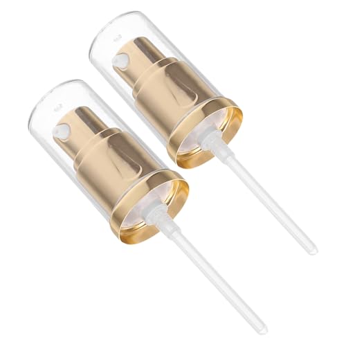 JOINPAYA 2 Cabezales de Bomba para Base de Maquillaje Líquida, Boquilla de Bomba para Botella Cosmética, Repuesto para Dispensador de Loción, Accesorios para Envases Rellenables, Uso