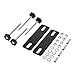 Hoping Black Car Mounting Pins Base Plates Kits for Traction Boards Fits All Recovery Tracks with 4 72 6 69 in 12 17 Cm Hole Spacing