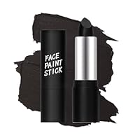 Black Face Paint,Black Cream-Blendable Face Body Paint Stick for Adults Children - Halloween SFX Makeup Face Paints Stick - Non-Toxic Makeup Lip Painting for Halloween Cosplay Joker Costume Parties