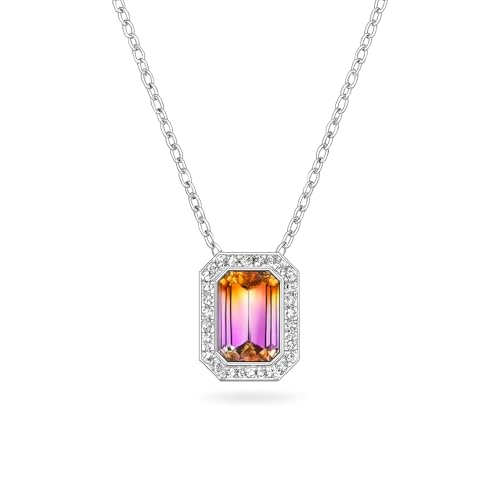 White Zircon and Ametrine Pendant...