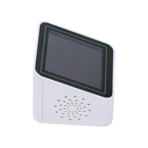 Dpofirs 温度表示付き WiFi 天気時計 | 1.54インチ IPSデジタル目覚まし時計と電子フォトフレーム リビングルームオフィス用 (白) [2]