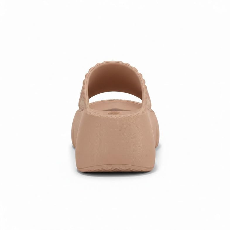 Image of Women's Fashionable Flip Flop, Comfortable Stylish Summer Slip-on Slipper Open Toe Flats for Women and Girls Casual Sliders