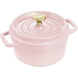 staub ストウブ 「 ピコ ココット ラウンド ソルベローズ 16cm 」 ピンク 両手 鋳物 ホーロー 鍋 IH対応【シリアルナンバー付き日本正規販売品】 Cocotte Round Sorbet Rose Z1032-758