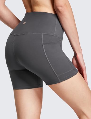 Image of baleaf Women's 8 inch / 5 inch / 3 inch Biker Shorts High Waist Yoga Workout Gym Running Volleyball Spandex Shorts with Pockets