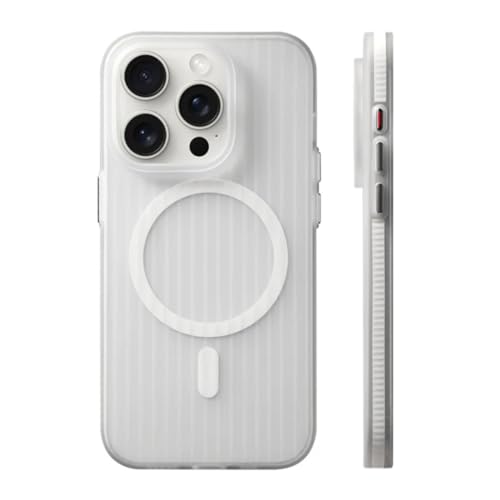 Coque iPhone 16 Plus blanche compatible chargement sans fil et anti-chute