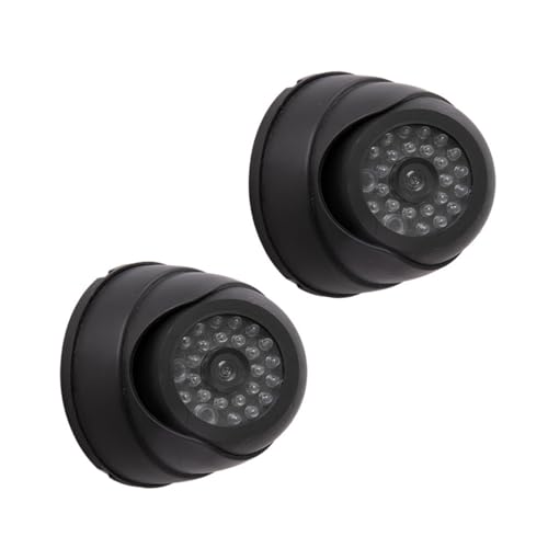 Kalttoy Fausse caméra de sécurité économique avec lumière LED - Fonctionnement à piles - Design réaliste - Pour la maison, le magasin, le garage - Fausse caméra de sécurité alimentée par batterie