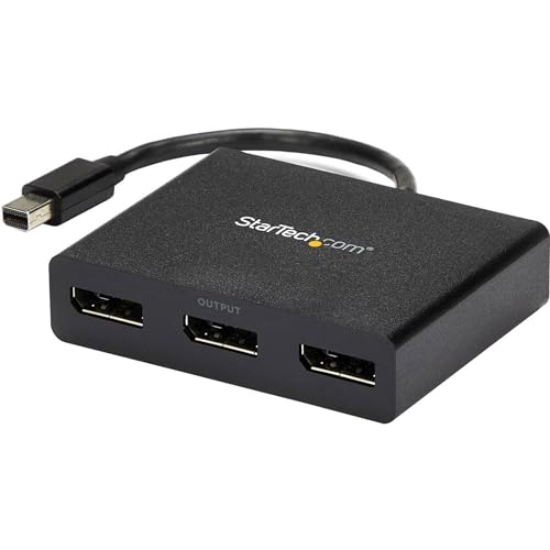 Adaptador StarTech.com Mini DisplayPort a 3x DisplayPort miniatura 1