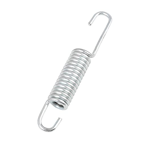 A ABSOPRO Muelle Para Caballete para Moto Lateral Soporte Patada Soporte Resorte para GS125 Plateado Tono
