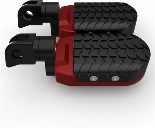 Repose-pédales moto pour XL 1000V anti-glisse couleur rouge
