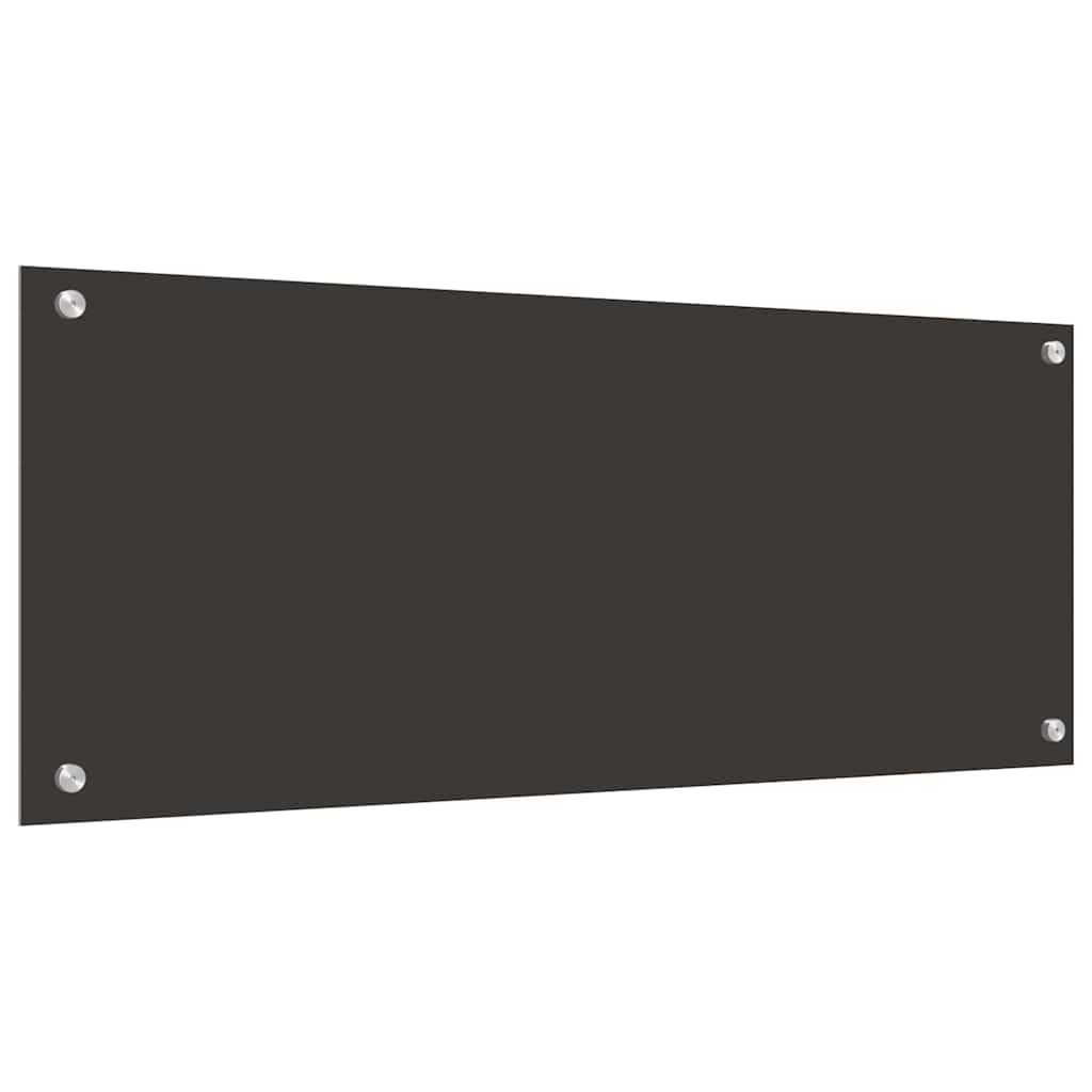 Generisch Küchenrückwand 2 pcs Dunkelgrau 100 x 40 cm Gehärtetes Glas,Heim Garten,Küche Esszimmer,Küchenhelfer -utensilien-3415467