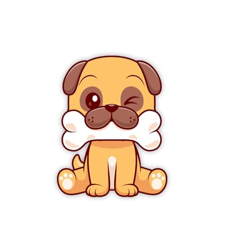 Image of Gift Me Bazar Cute Animal Wooden Fridge Magnet for Home, Kitchen and Office Decoration | Animal Lover Gift | Cartoon Theme Magnet for Kids (Dog)