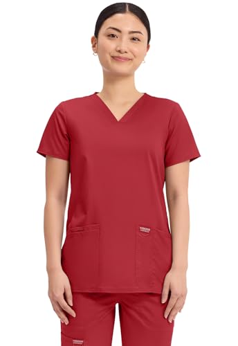 Image of Cherokee WW Revolution Medical Women's Scrub Top V-Neck 3-Pocket Scrubs