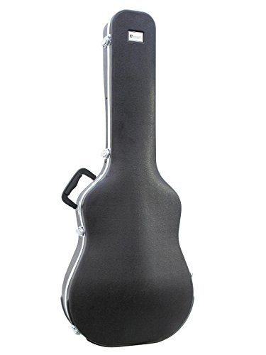 Set de 2 x plastique Cases lokker pour guitare western en plastique ABS, verrouillable, noir – Guitare Guitare/Case – Valise klangbeisser - Les Beatles, Paul McCartney, John Lennon, RIngo Starr, George Harrison Set de 2 x plastique Cases lokker pour guitare western en plastique ABS, verrouillable, noir – Guitare Guitare/Case – Valise klangbeisser