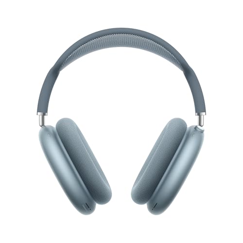 Apple AirPods Max Wireless Over-Ear Headphones, Pro-Level Active Noise Cancellation, Transparency Mode, Personalised Spatial Audio, USB-C Charging, Bluetooth Headphones for iPhone, Blue ​​​​​​​