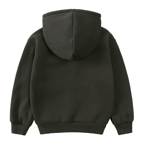Girls Zip Up Hoodie Cute Y2K Sweatshirts Plain Color Long Sleeve Lightweight Jacket 2025 Fall Clothes with Pockets3